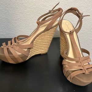 Size 12 Jessica Simpson Strappy Wedges